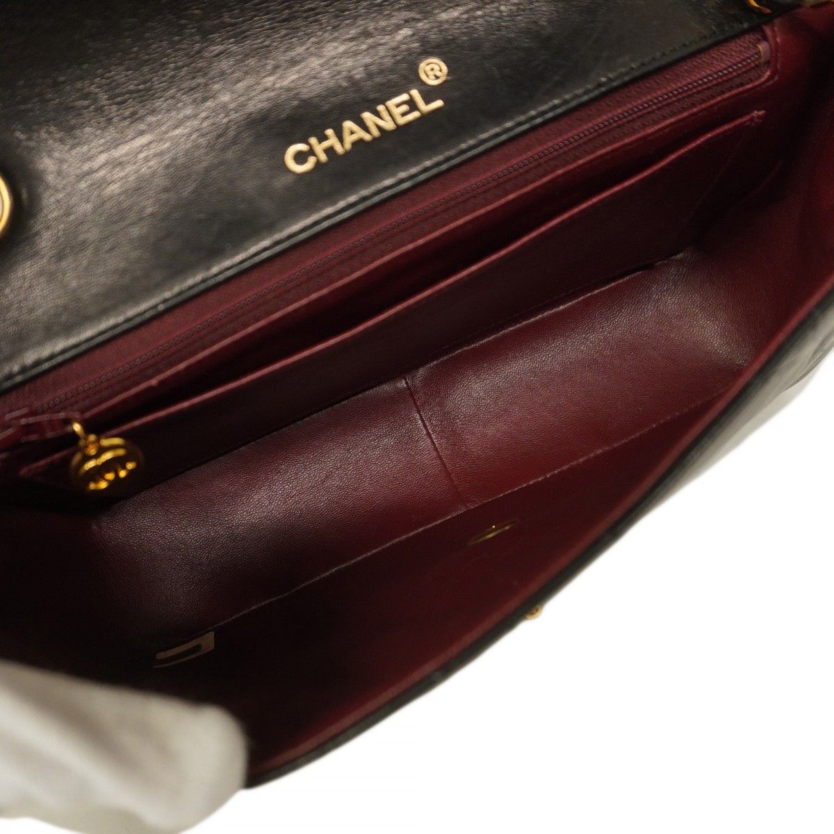 5ce5217】シャネル ショルダーバッグ マトラッセ ダイアナ ラムスキン  