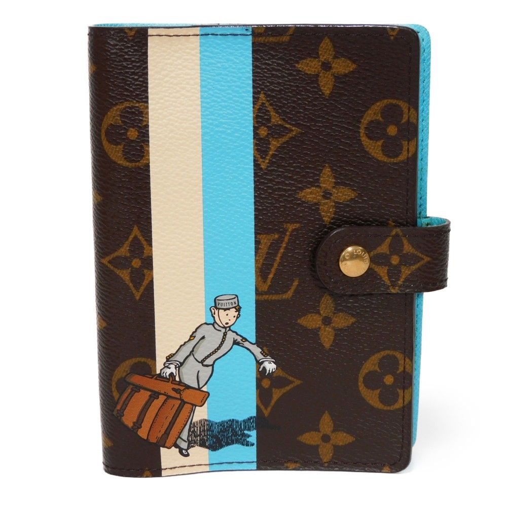 Louis Vuitton モノグラム アジェンダMM 手帳カバー 6穴 17 LOUIS