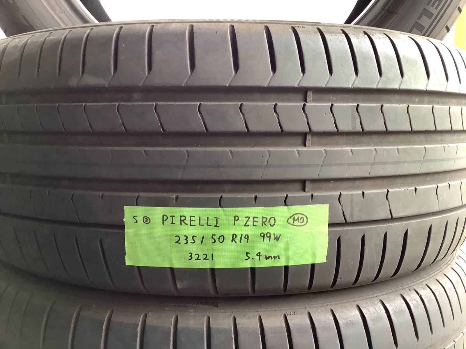 送料込み］ 235/50R19 2021年製 PIRELLI P ZERO ピレリ ピーゼロ 中古 