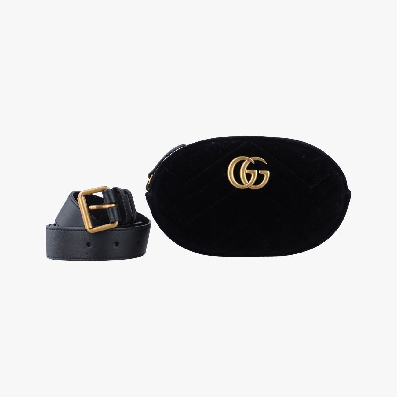 グッチGucciGGマーモントブラックベロア476434C025835532