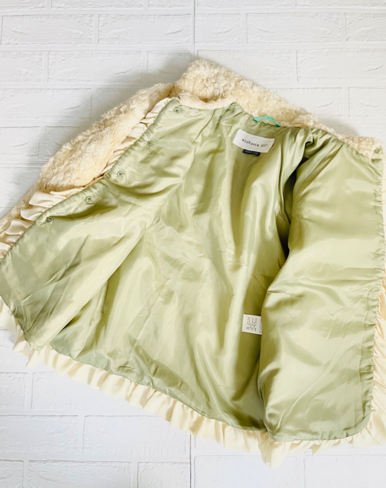 HAKKA KIDS 150 ハッカ ファー コート asshu＊ca - メルカリ 