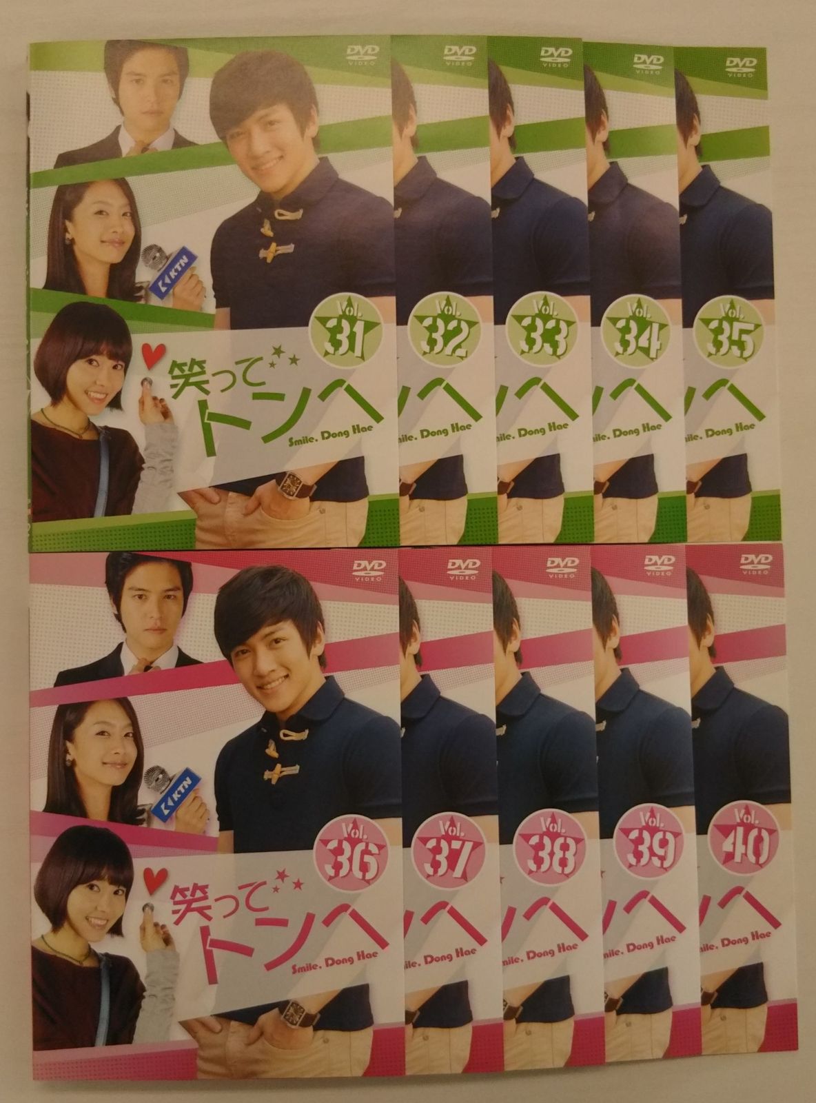 KT₂ 1129  【訳あり】　笑ってトンヘ(日本語吹替なし)　1巻~40巻　全巻セット　中古DVD KT₂ 1129 笑ってトンヘ(日本語吹替なし) 1巻~40巻 全巻セット