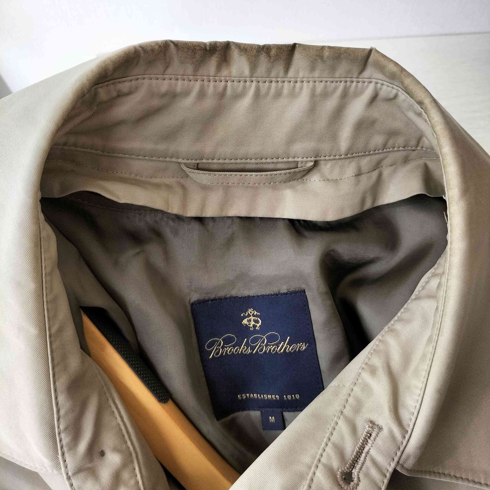 ブルックスブラザーズ BROOKS BROTHERS ライナー付き ステン