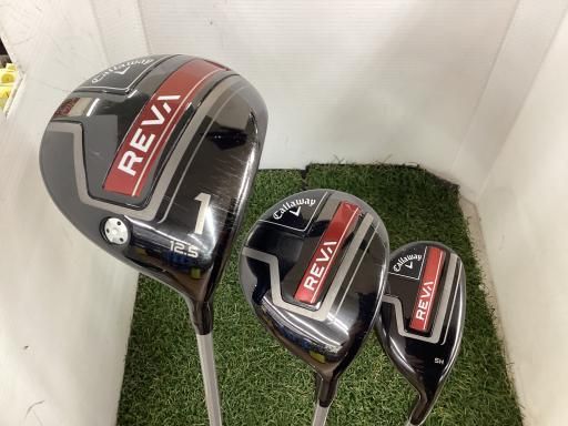 キャロウェイ REVA 9S レッド レディース クラブセット CS オリジナルカーボン フレックスL レディース 女性用 右利き 右用 Cランク ゴルフクラブ