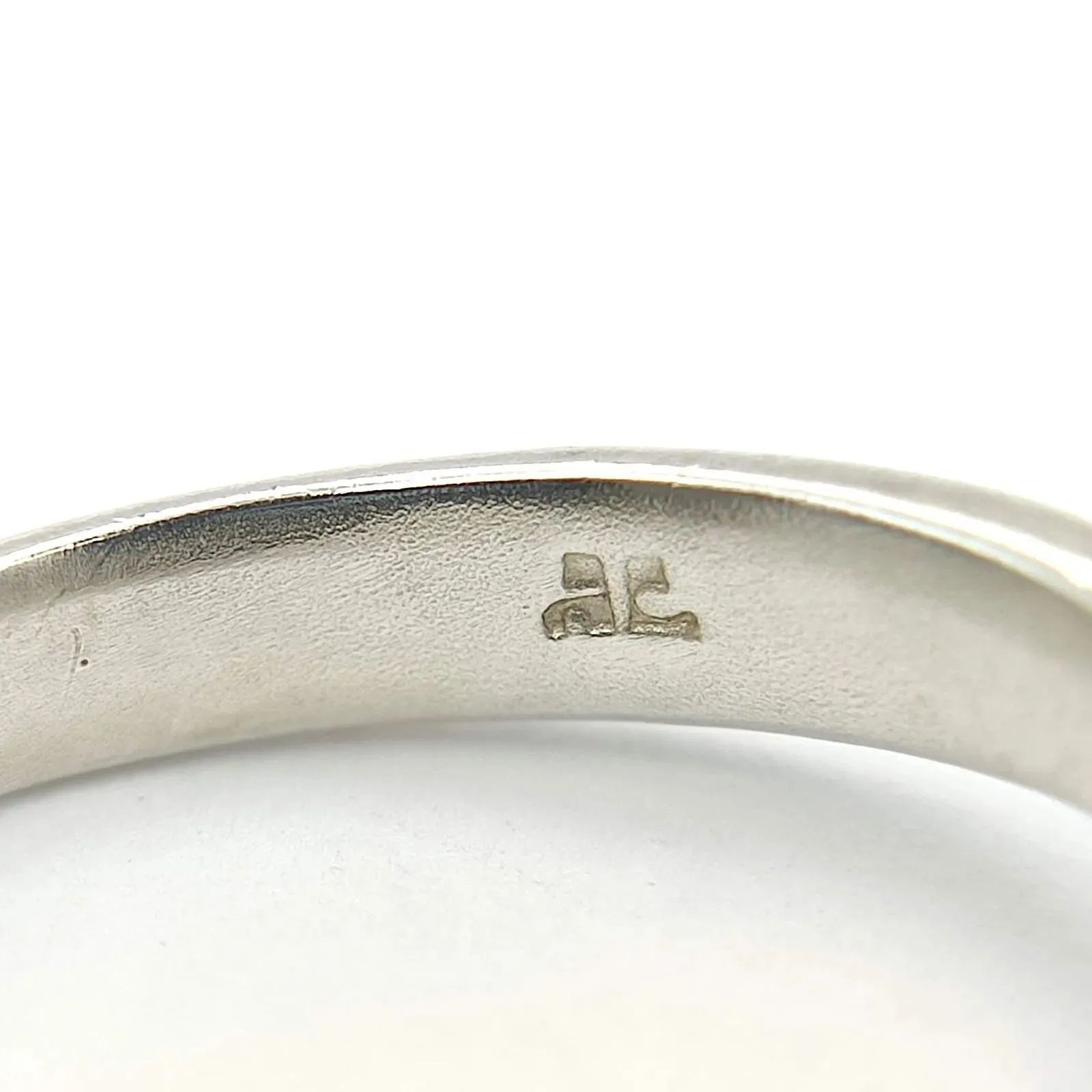 美品】Courreges クレージュ ハートストーンリング アクアマリン