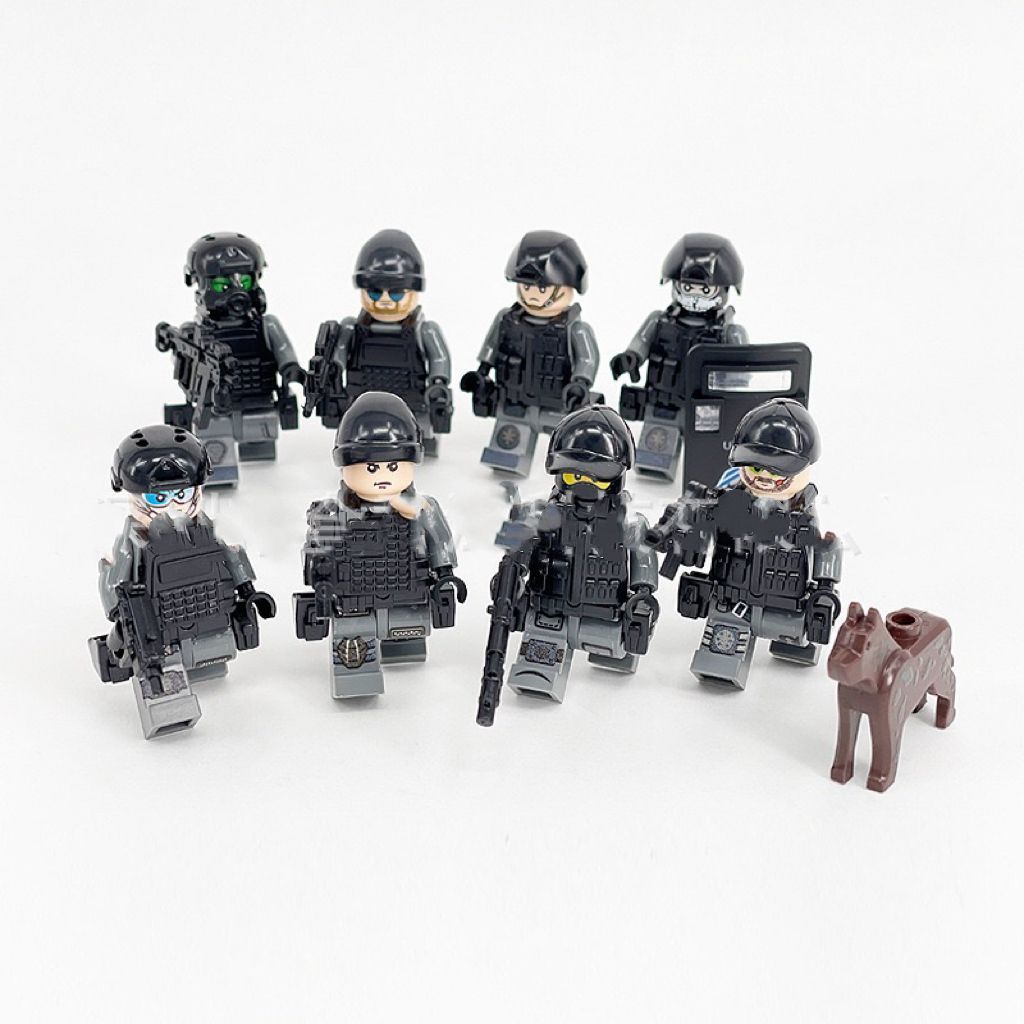 LEGO レゴ 互換 ブロック ミニフィグ はたらく人たち 8体セット 医師