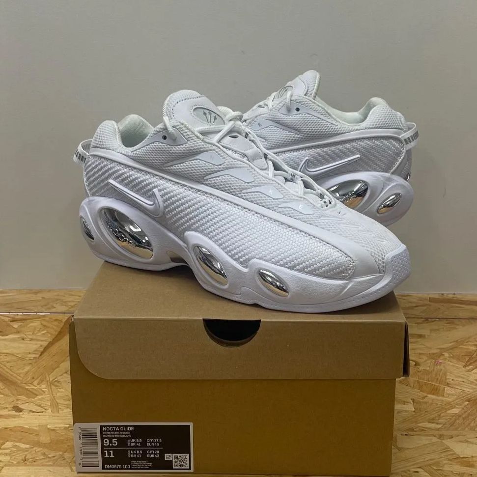 NIKE NOCTA GLIDE TRIPLE WHITE ナイキ ノクタ グライド トリプル 