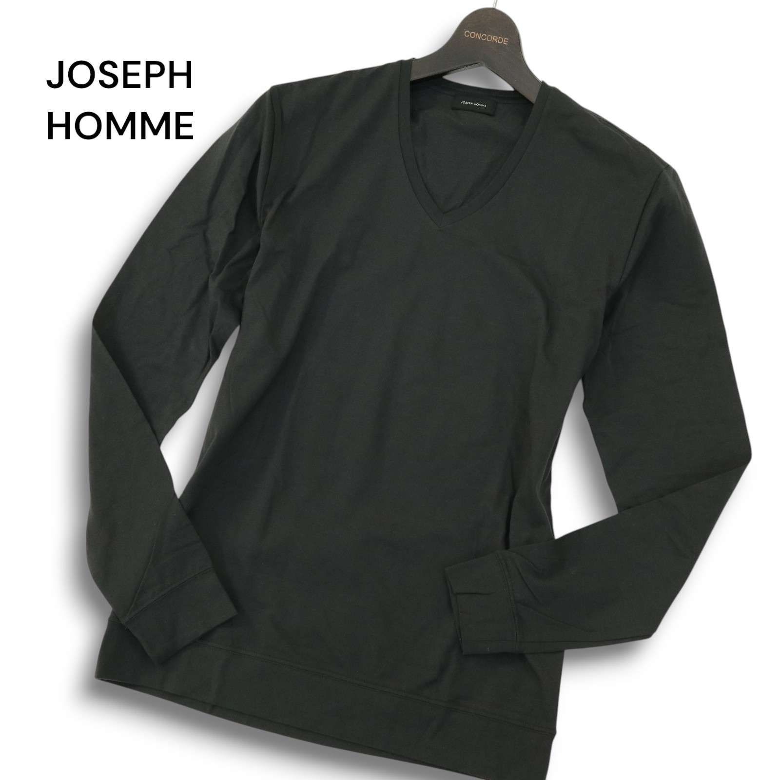JOSEPH HOMME ジョセフ オム 通年☆ 長袖 Vネック カットソー ロンT 