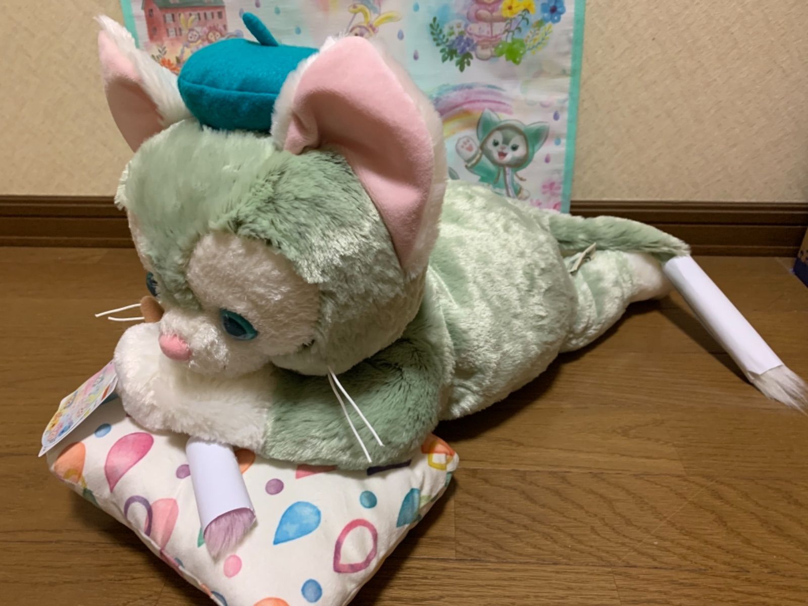 ☆ビューティフルレイニーデイズ☆ジェラトーニだきまくらTDS Amazon.co.jp: ジェラトーニ ぬいぐるみ だきまくら ダッフィー