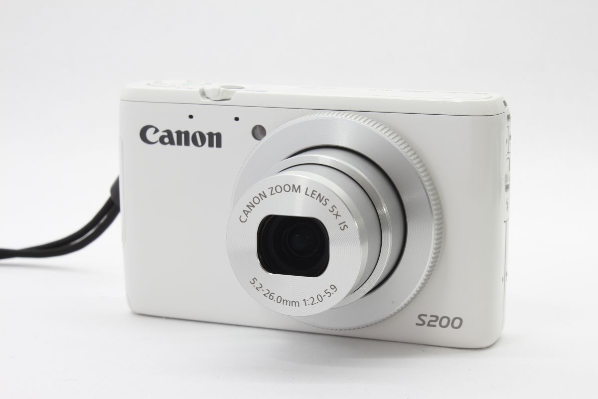 上品 キャノン Canon PowerShot S 200 ホワイト セブンイレブンモデル