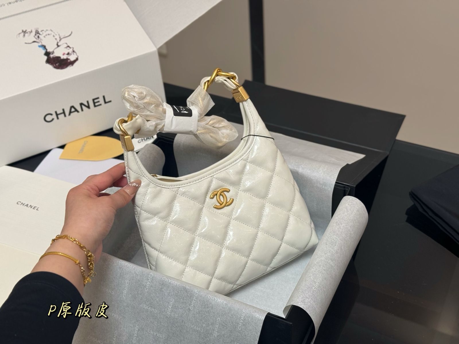 今日特価】Chanel 24A Hobo シャネル 24A ホボ バッグ-MM輸入2