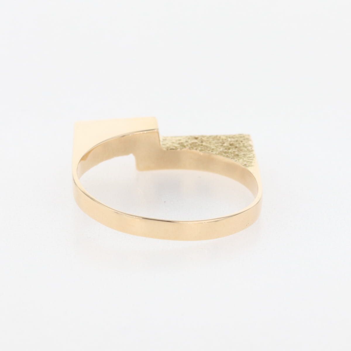 k18 メレダイヤリング10号♪ メレダイヤ デザインリング 10号 K18