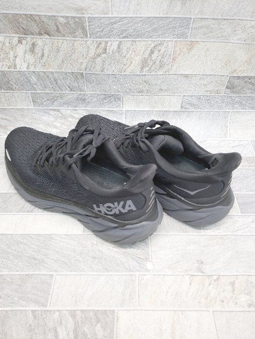 ◇ HOKA ONE ONE ホカオネオネ メッシュ スニーカー シューズ サイズ26.0ｃｍ ブラック メンズ P  【1407260016175】