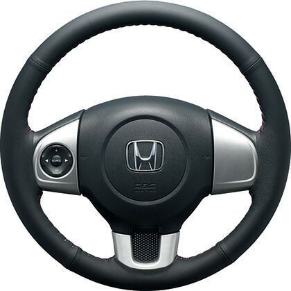 メール便可 HONDA ホンダ 純正 NBOX+ N-BOX＋ plus エヌボックスプラス ステアリングホイールカバー（本革製） 2014.10～次モデル