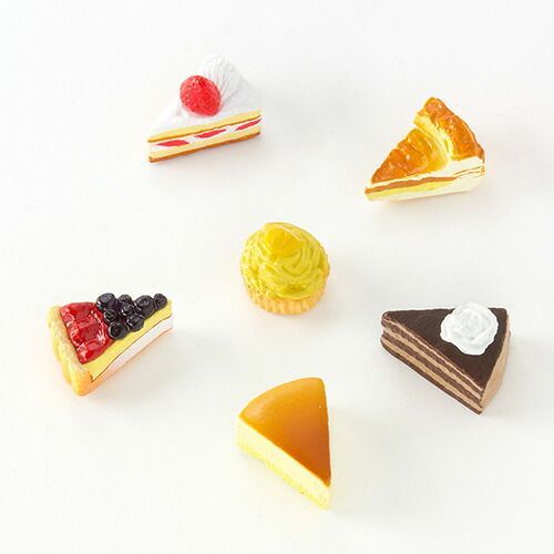 まとめ ミドリ ミニマグネット 6個入 ケーキ柄A 49868 ×10セット