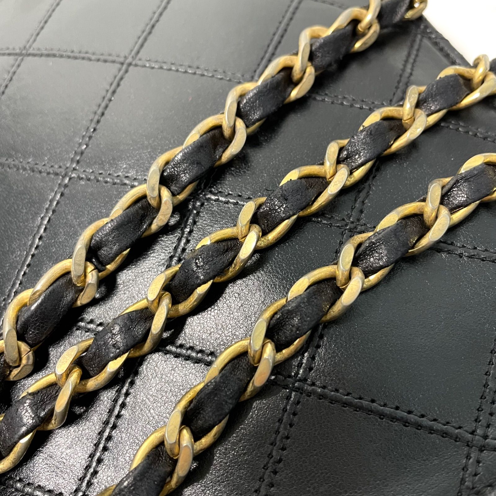 CHANEL シャネル ビコローレ ラムスキン チェーン ショルダー