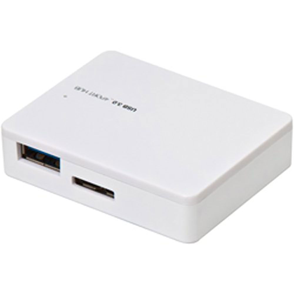ナカバヤシ 4ポートUSB3.0 ハブ ホワイト UH-3024W （1点）