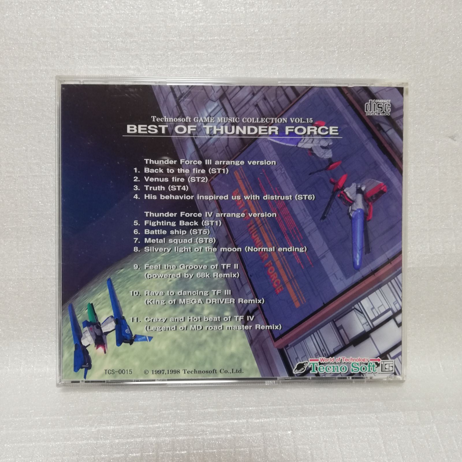 Tecnosoft GAME MUSIC COLLECTION VOL. 15 BEST OF THUNDER FORCE 