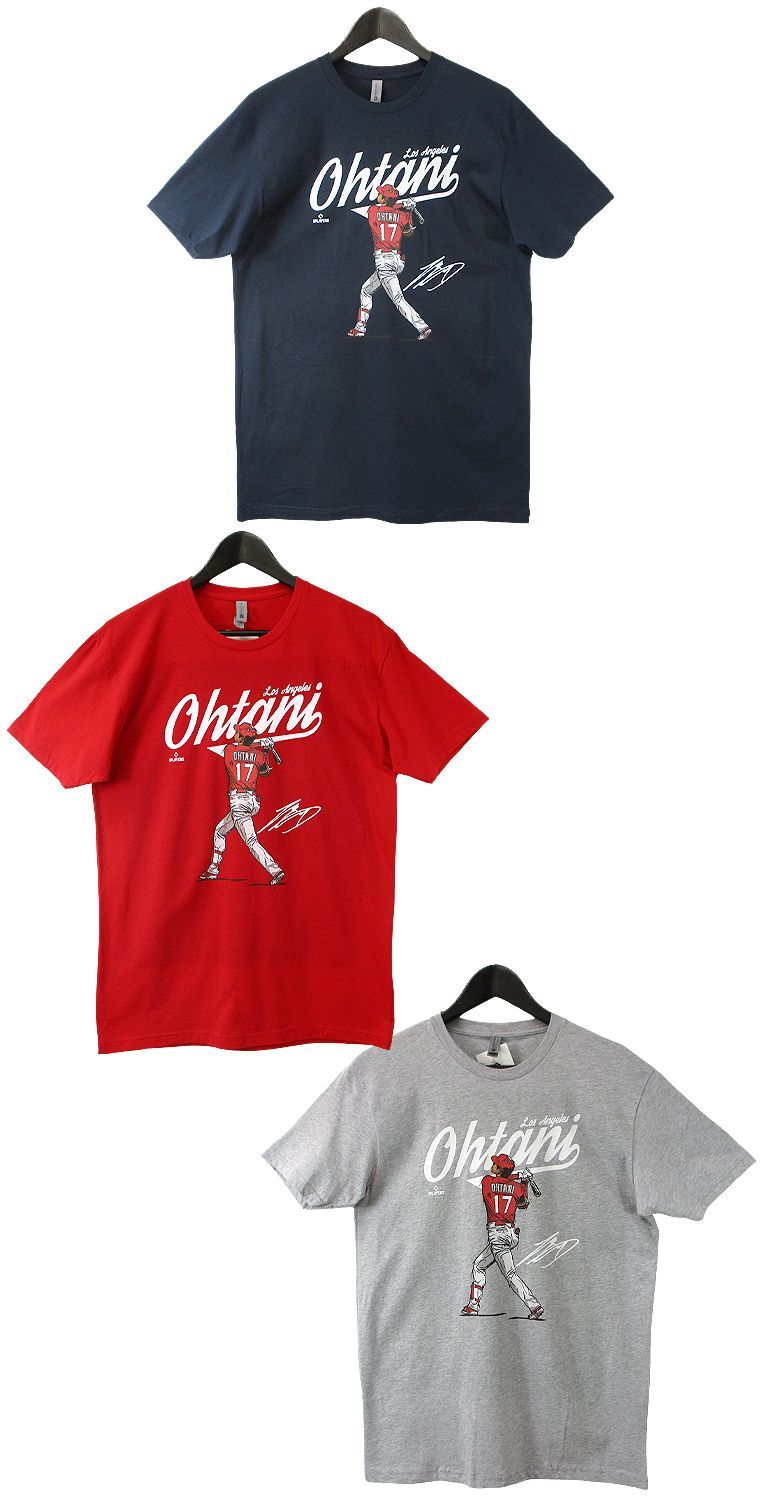 500 LEVEL 大谷翔平半袖Tシャツ MLBPLAYERS MLB公認 希少 500 LEVEL 大谷翔平クルーネック半袖Tシャツ MLBPLAYERS MLB公認