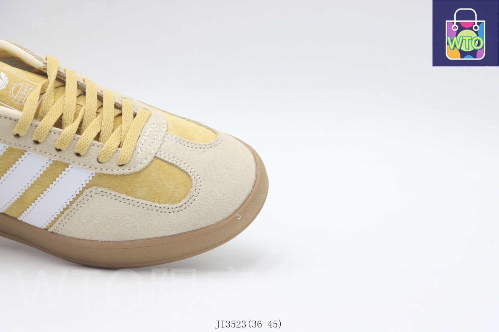  今日 アディダスのスケートシューズ イエロー＆ホワイト JI 3523 WTO輸入2 スニーカー 靴