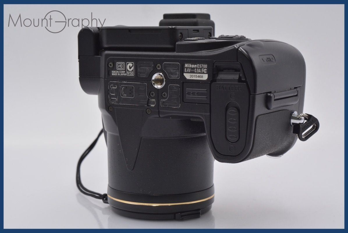 ☆極上美品☆ ニコン Nikon COOLPIX 5700 8x 前キャップ、バッテリー付 ☆完 ニコン　Nikon Coolpix E5700 デジカメ　バッテリーあり作例あり