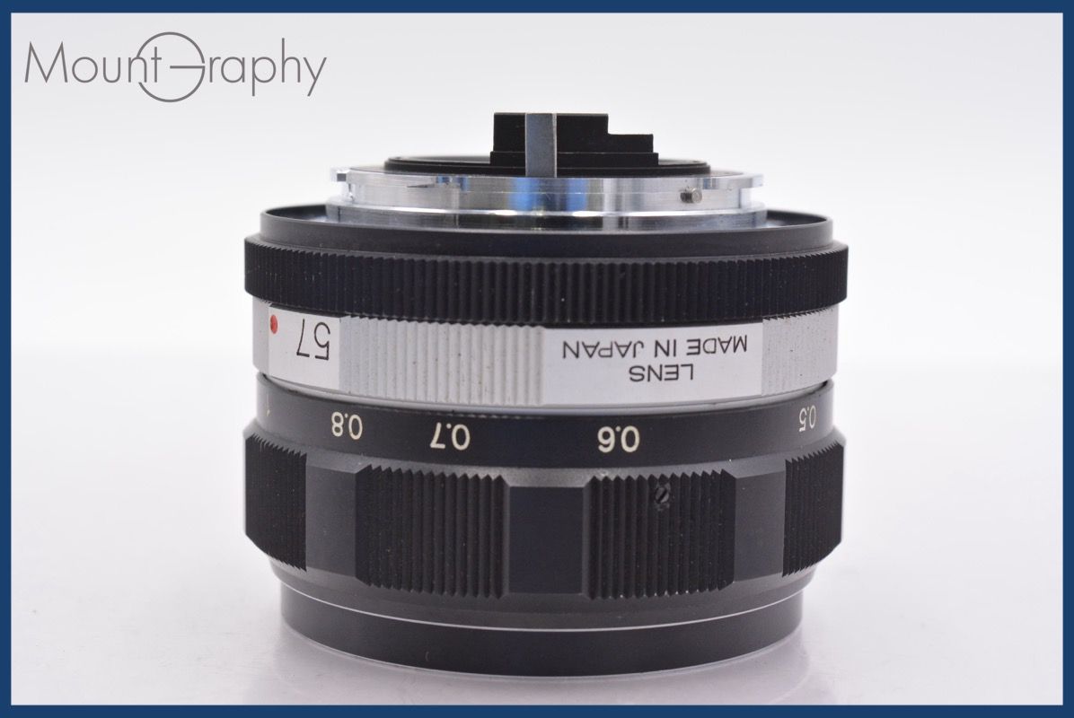 コニカ Konica HEXANON 57mm F1.4 前後キャップ-レンズフィルター付 完動 同梱可 yk5115
