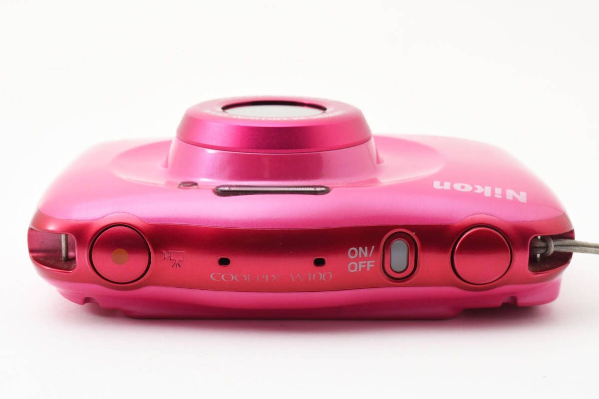 ☆実用品☆ニコン Nikon COOLPIX W100 ピンク コンパクトデジタルカメ