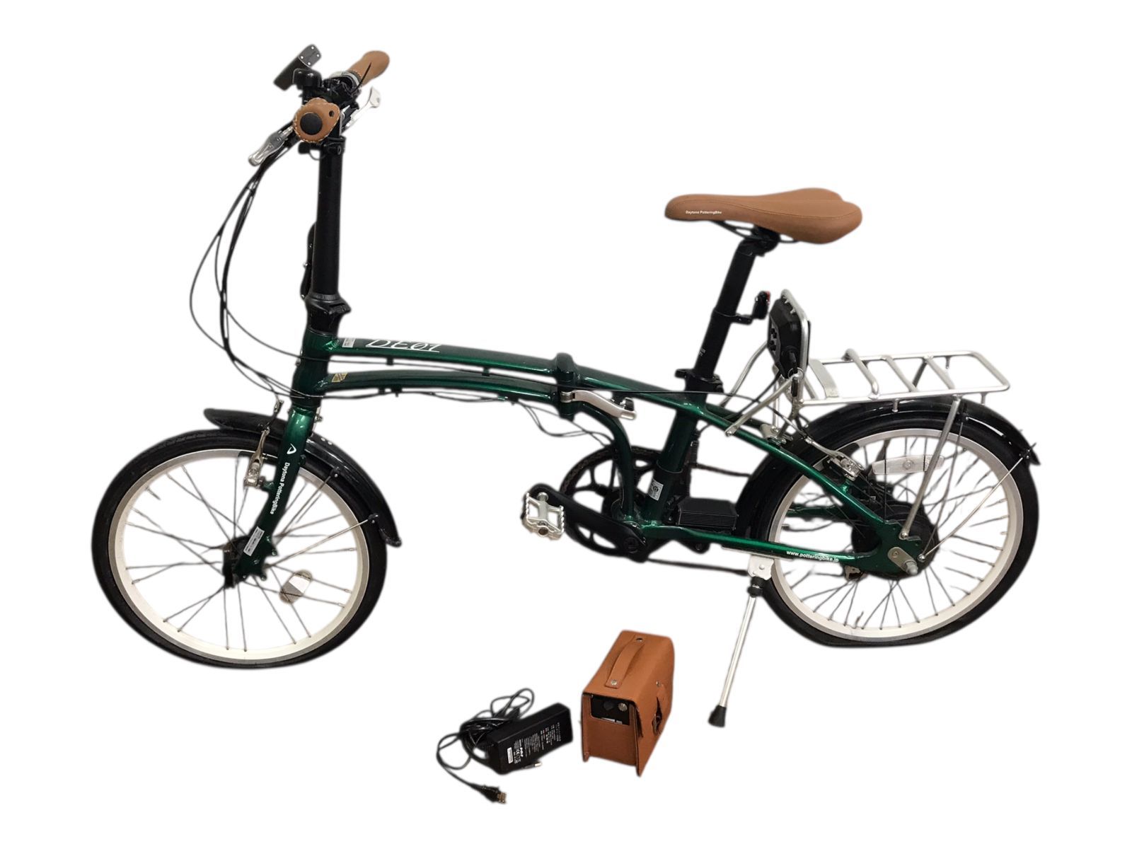 Dytona デイトナ PotteringBIKE ポタリングバイク 折りたたみ自転車 DE01 20インチ 電動自転車 グリーン