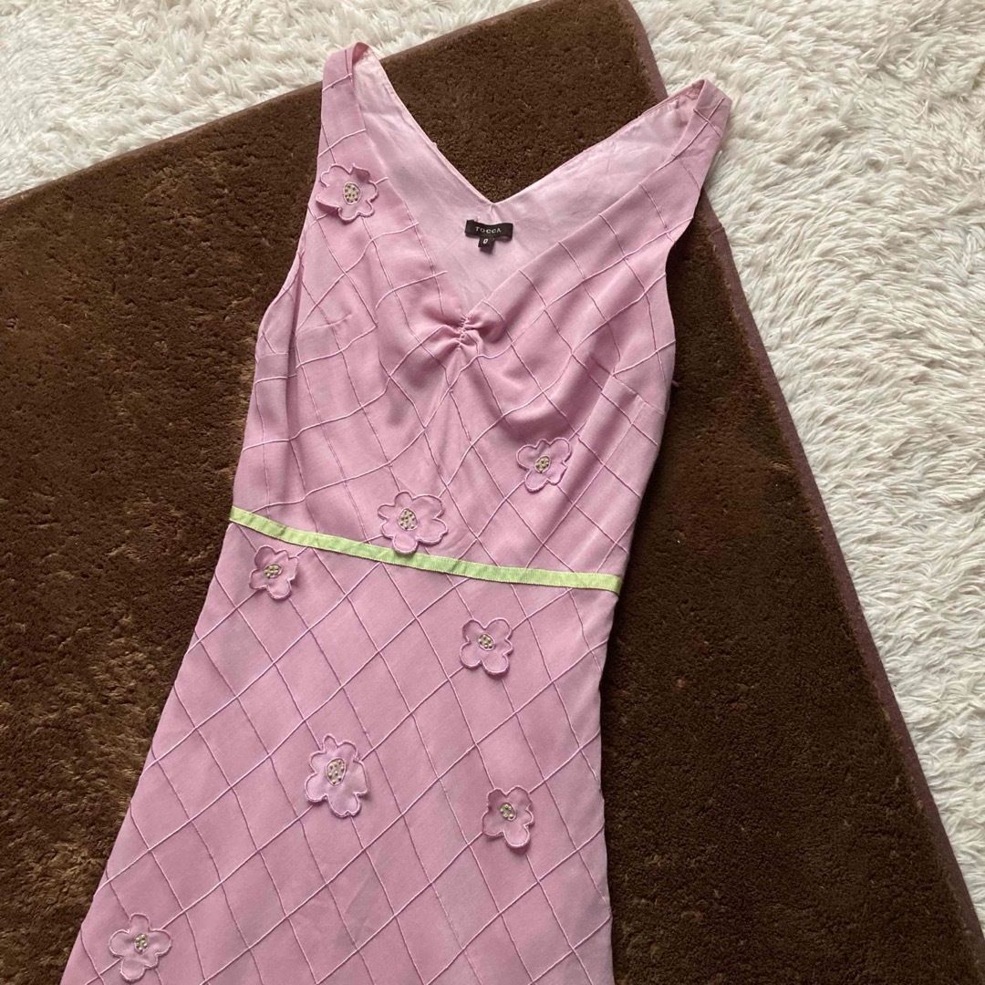 トッコクローゼット tocco closet ペチコート付きシアージャガード 