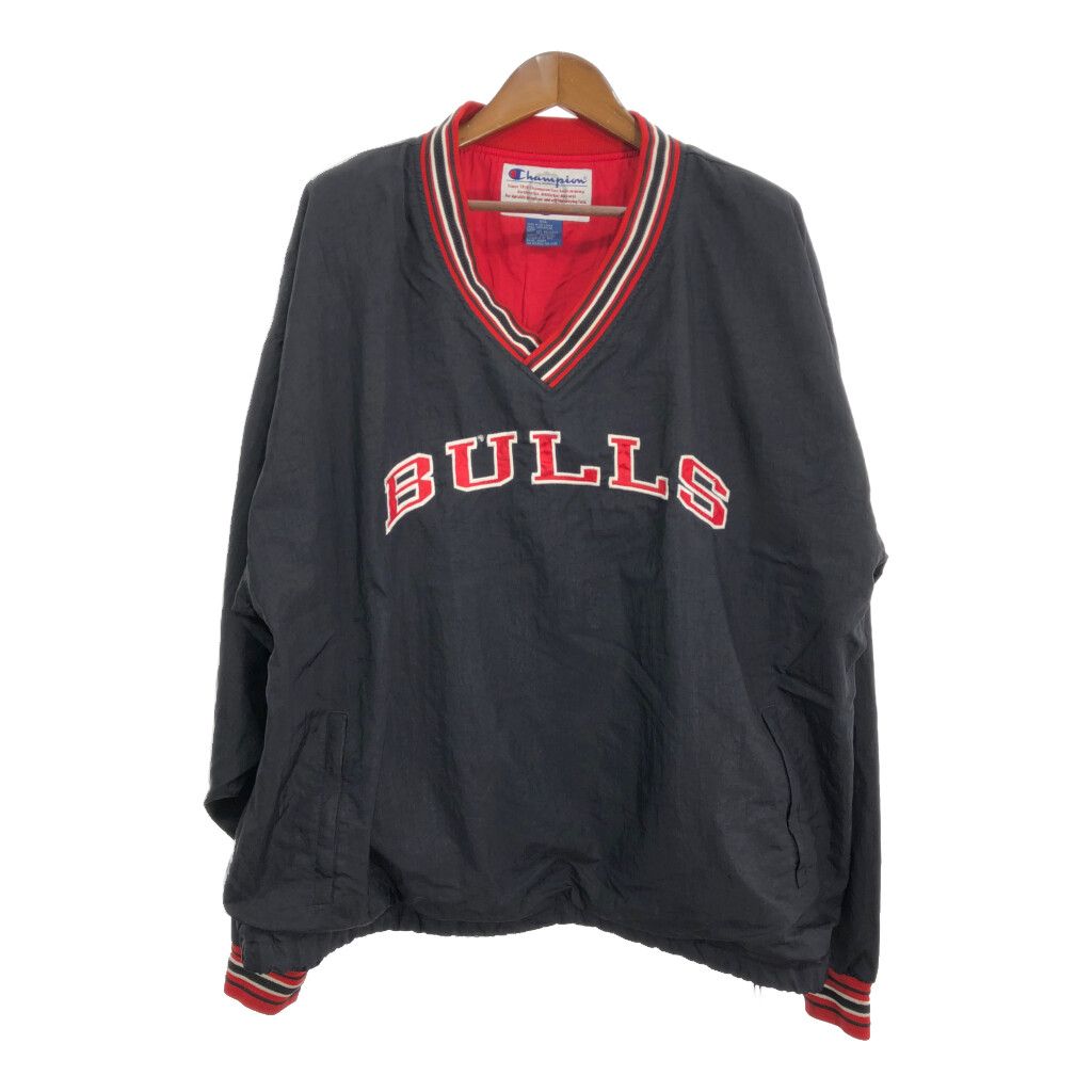 90年代 Champion チャンピオン NBA シカゴ・ブルズ Vネック プル