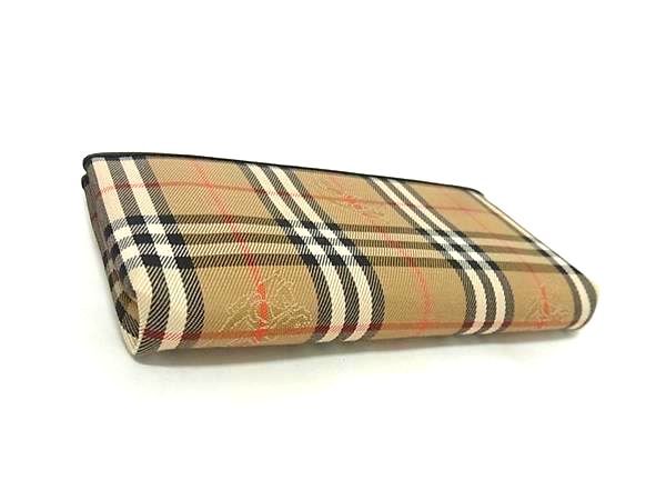 □新品同様□ BURBERRY バーバリー ノバチェック キャンバス