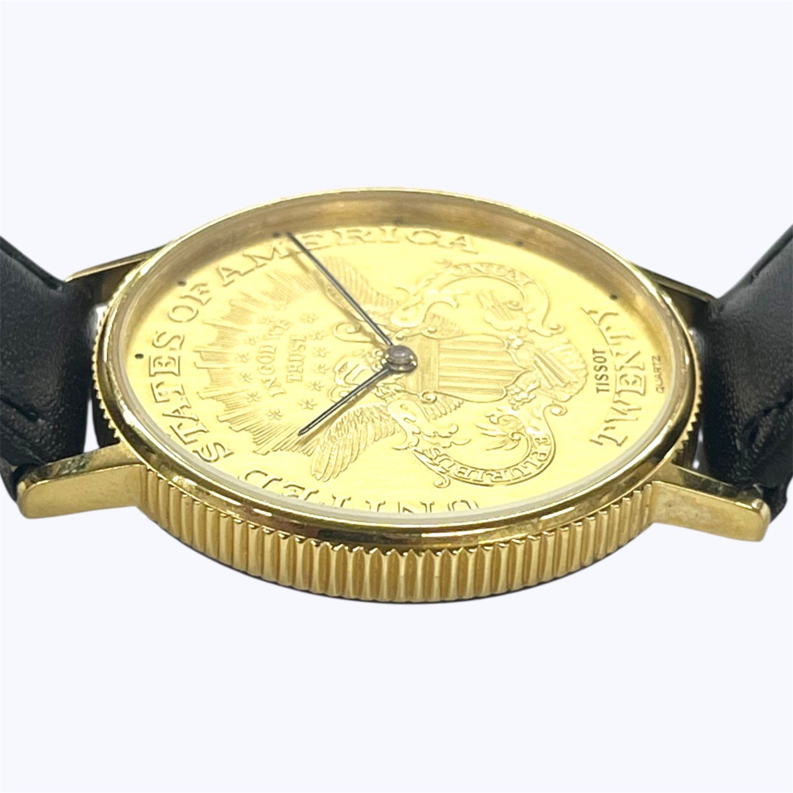 TISSOT コインウォッチ AKAHI DALA 1D レディース【ジャンク】 TISSOT コインウォッチ AKAHI DALA 1D レディース【ジャンク