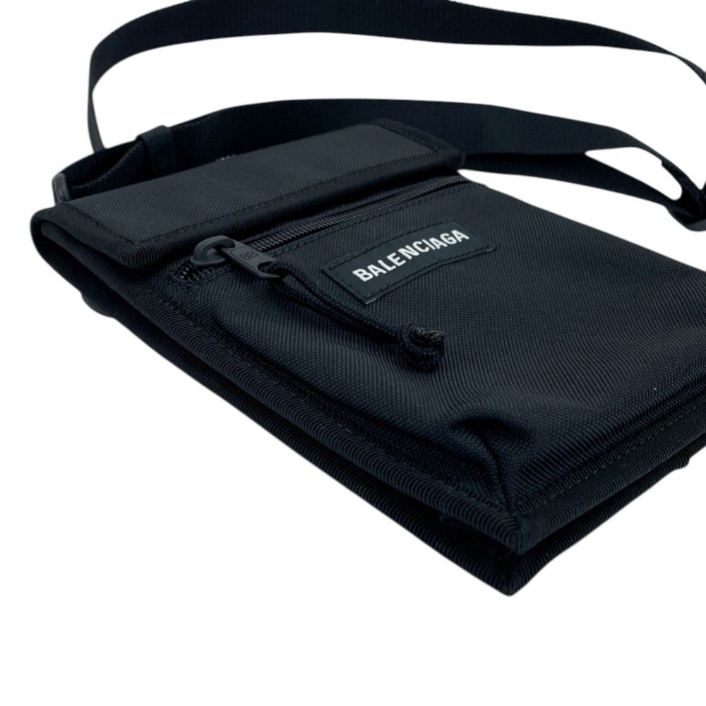 【極美品】バレンシアガ エクスプローラー ショルダーバッグ ナイロン ブラック バレンシアガ BALENCIAGA エクスプローラー ショルダー 655982