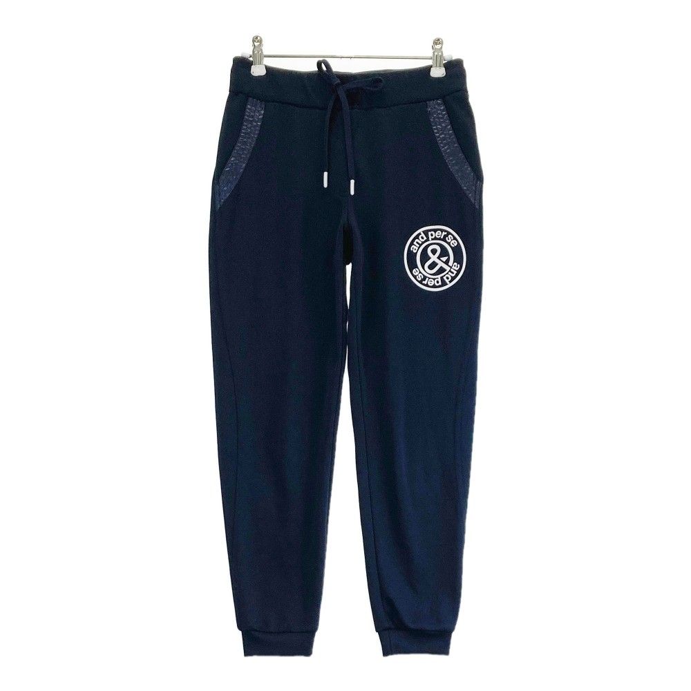 and per se アンパスィ ストレッチパンツ レディース ネイビー L 新品 アンパスィ レディース ゴルフパンツ ネイビー サイズ：S