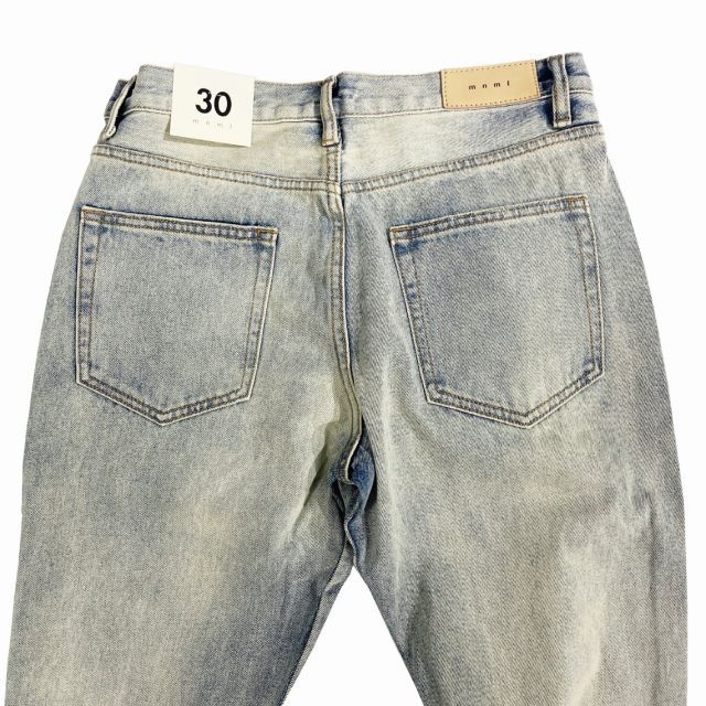 【送料無料】mnml B594 SUN FLARE デニム パンツ フレアカット ブーツカット ブルー 青 DENIM PANTS Blue ミニマル