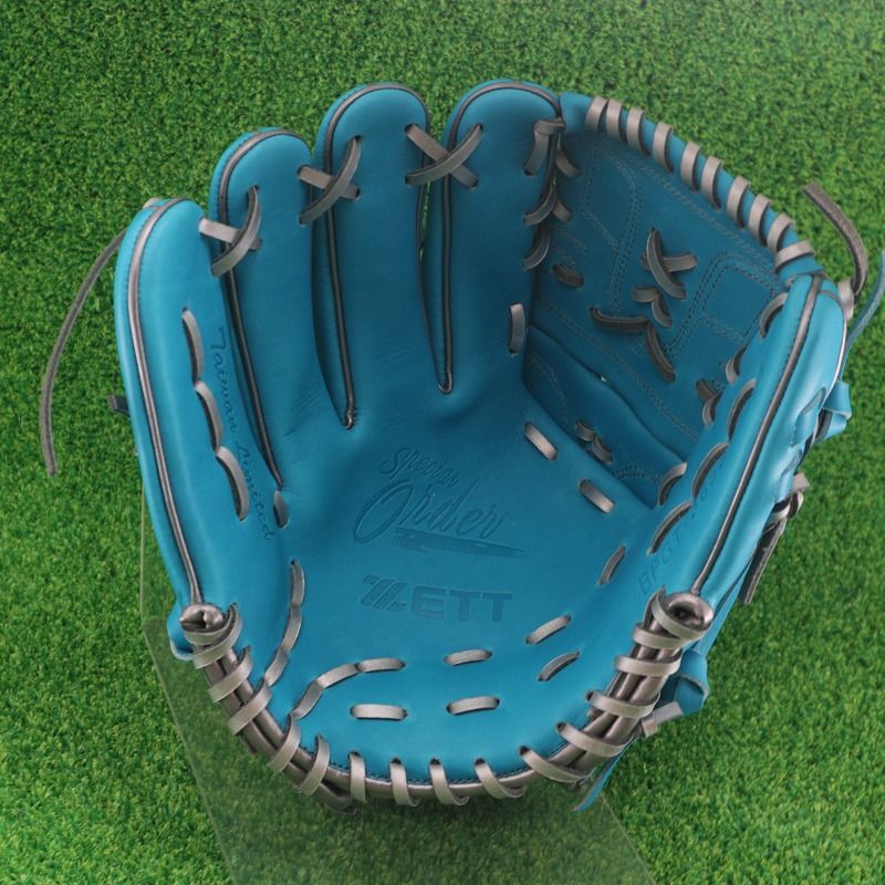 ZETT 投手用左投げグローブ 青 ゼット ZETT 1118 投手用 硬式グローブ