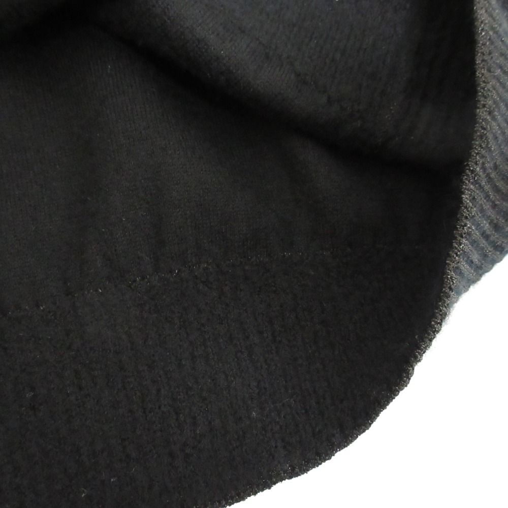 美品 22SS PRADA プラダ エンブレムロゴ カシミヤブレンド ラメ
