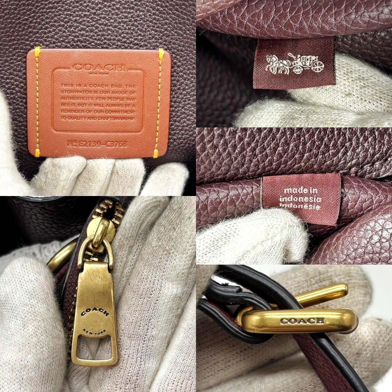 ✨美品✨ COACH コーチ 2way ショルダーバッグ トートバッグ タイラー