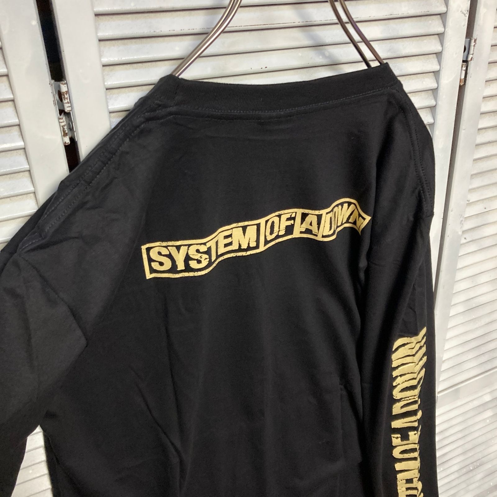 ⭐︎ システムオブアダウン SYSTEM OF A DOWN 黒 長袖 Tシャツ ロンT 