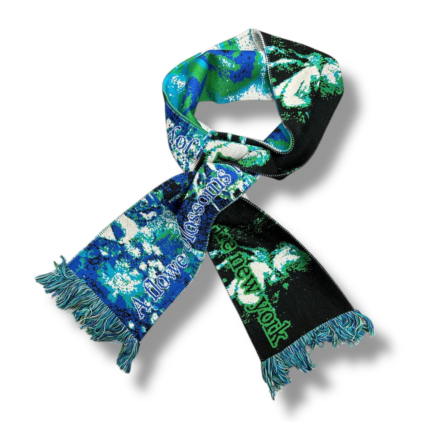 Montmartre New York Blue Oeil Scarf ストール Blue oeil scarf-ブルーオイユスカーフ-MONTMARTRE NEW YORK