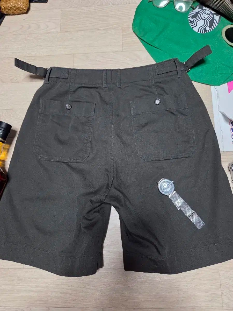  INTHERAW アジャスト ミリタリー ショーツ ファティーグ ハーフパンツ ショートパンツ ハーフパンツ パンツ