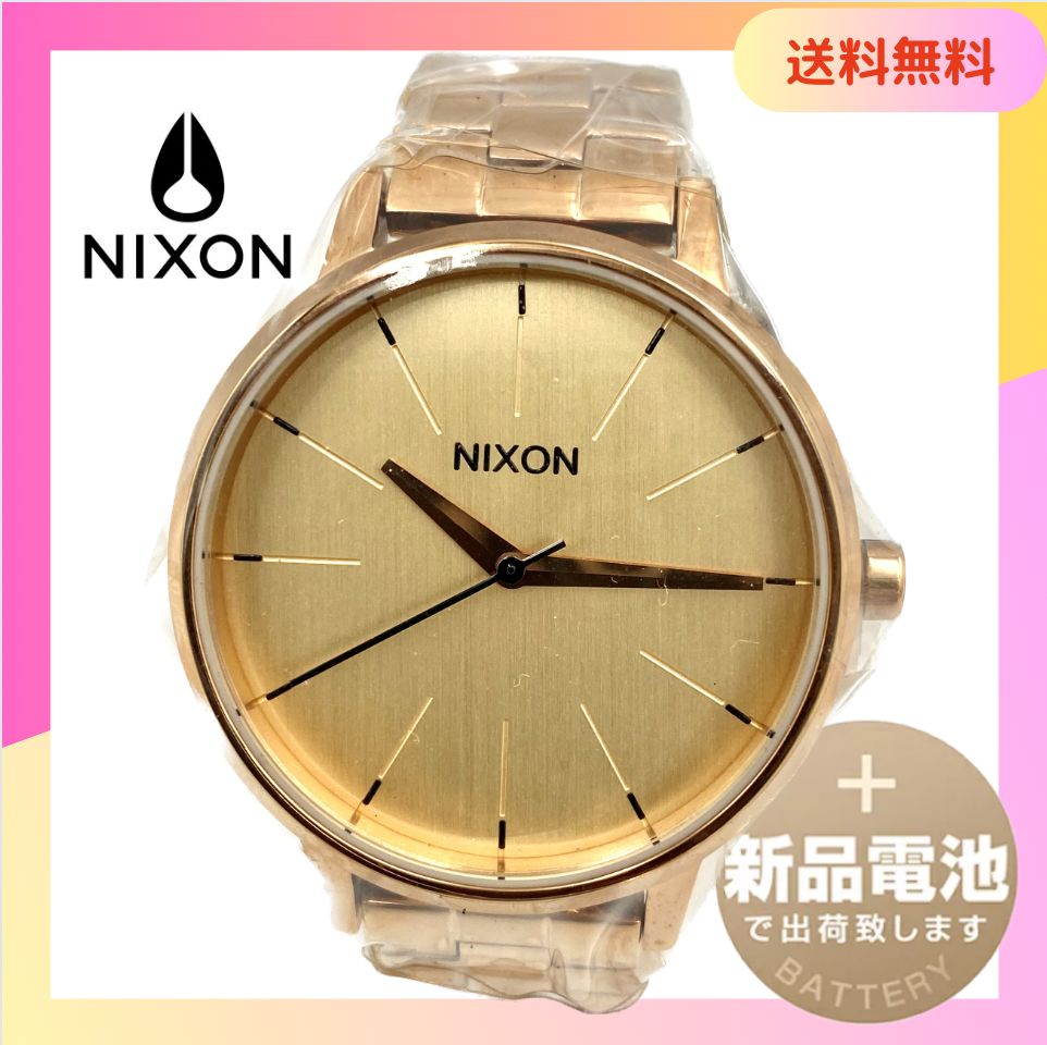 新品】NIXON ニクソン 腕時計 - ゴールド レディース ブランドニクソン ケンジントン NIXON A099-897 ローズゴールド - メルカリ