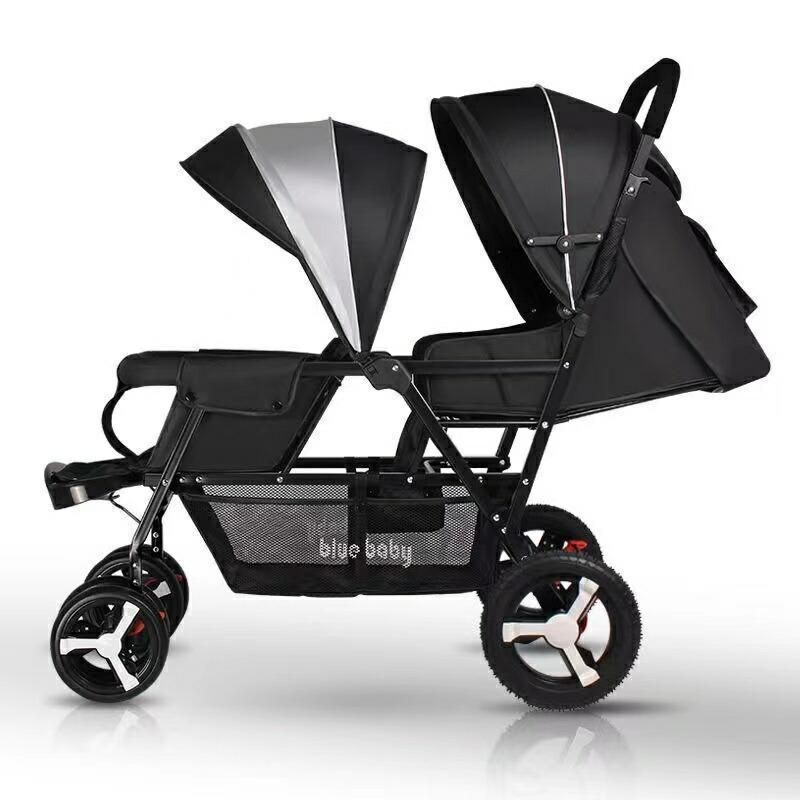 ２人乗りベビーカー スマートライド 二人乗り バギー ベビーカー 双子用ベビーカー 縦型 縦乗り タイヤスリム お出かけ 人気