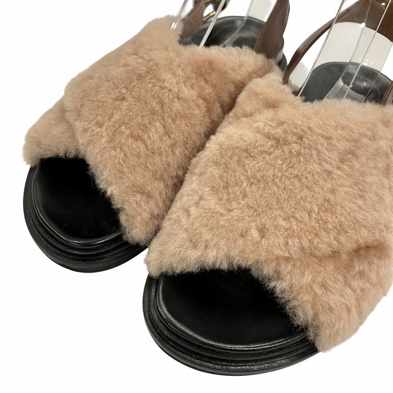 マルニ MARNI FUSSBETT フスベット クロスフェイクファー