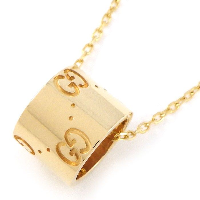 グッチ GUCCI ネックレス アイコン K18YG
