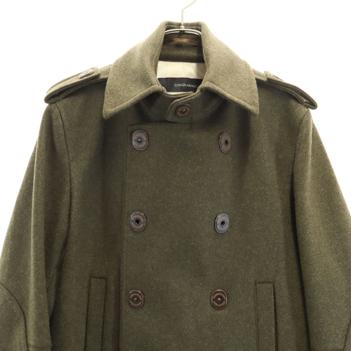 DSQUARED2 ディースクエアード イタリア製 メルトン ピーコート 44