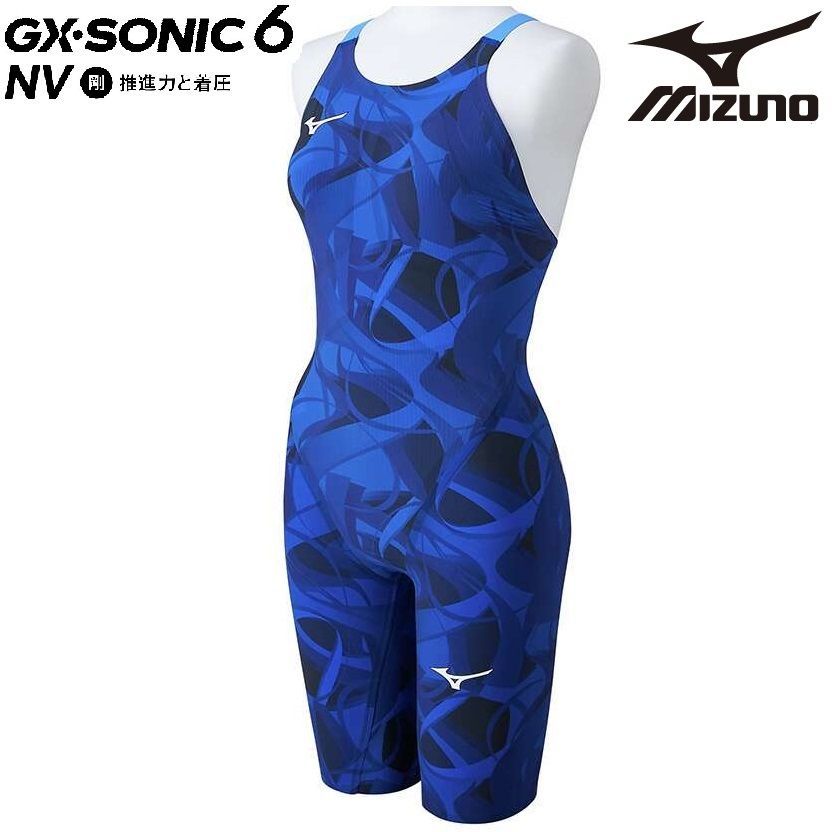 レディース　NV　MIZUNO　GX・SONIC6  N2MGB701   ハーフスーツ　2024年限定デザイン　MUGEN GRAPHICレース水着　水泳　競泳　ミズノ