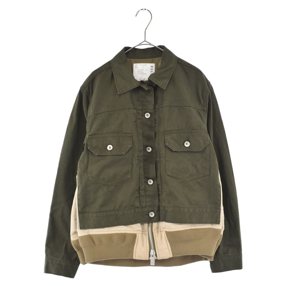 sacai/サカイ】より21AWアイテムデニム ドッキングブルゾンが