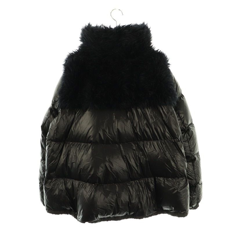 サカイ sacai 18-04041 フェイクボリュームファー ダウン