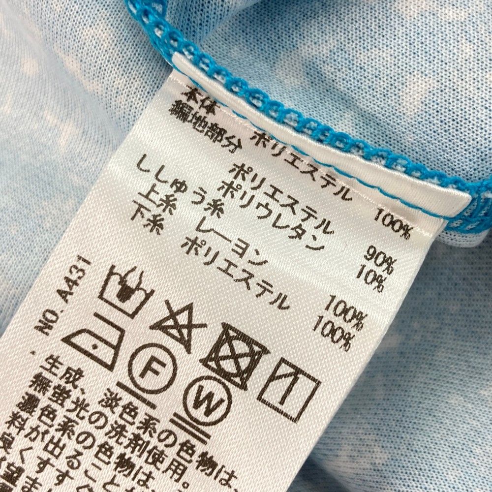 サイズ：50 HEAL CREEK ヒールクリーク  長袖ポロシャツ 総柄 ブルー系 [240101449150] ゴルフウェア メンズ ストスト サイズ：50 HEAL CREEK ヒールクリーク 長袖ポロシャツ 総柄